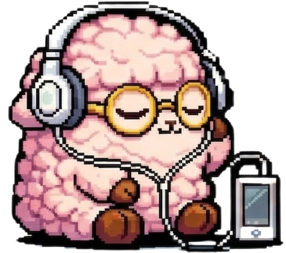 Ben listening to podcasts